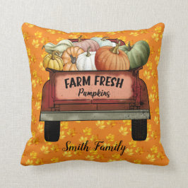 Almofada Autumn Personalizar Pumpkin Dourado Deixa Algodão 