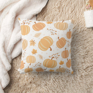 Almofada Autumn Pumpkin e Folha de Folha
