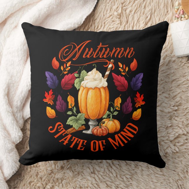 Almofada Autumn State Of Mind Black (Cobertor)