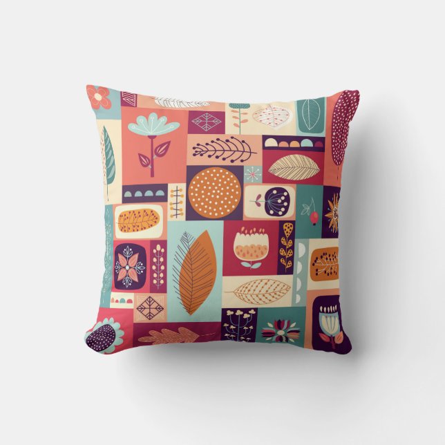 Almofada Autumnal decorative background (Frente)