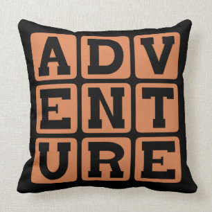 Almofada Aventura, experiência excitante
