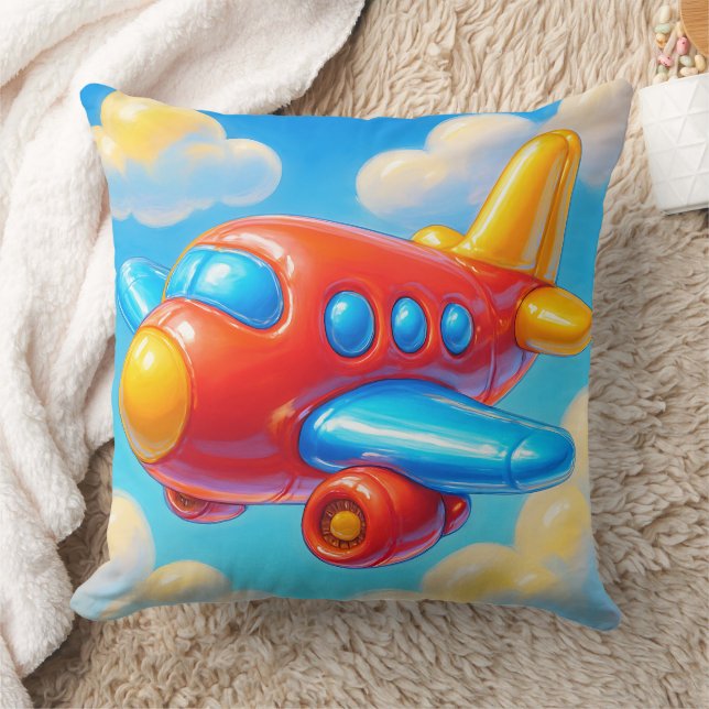 Almofada Avião de desenho animado fofo (Cobertor)