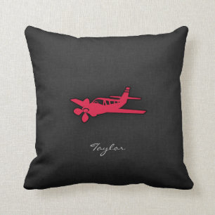 Almofada Avião Vermelho Crimson