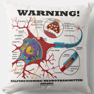 Almofada Aviso! Neurotransmissores com funcionamento defici