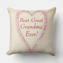 Almofada Avó do Melhor Excelente Nunca