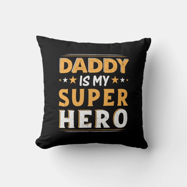 Almofada Avô Gift | Pai É O Meu Super Herói (Frente)