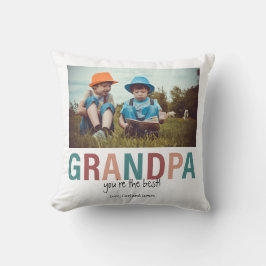 Almofada Avô, você é a melhor foto personalizada moderna