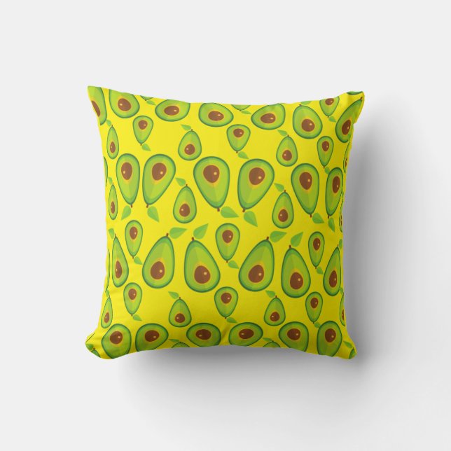 Almofada Avocado Love Pattern - Tastia Avocado Lover (Frente)