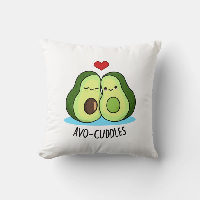Almofada Avocudles Funny Avocado Casal Pun (Frente)