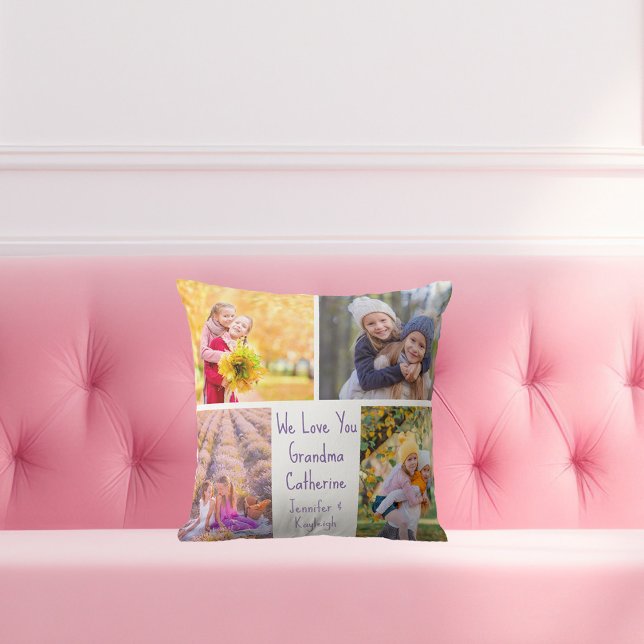 Almofada Avós Bonitas Fotos Personalizadas Presente Da Vovó (Criador carregado)
