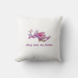Almofada "Away With the Fairies" Throw Pillow