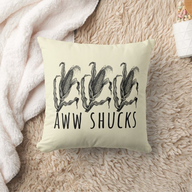Almofada Aww Shucks Corn Husk Funny Farm (Cobertor)