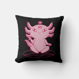 Almofada Axolotl Baphomet Pagan Black