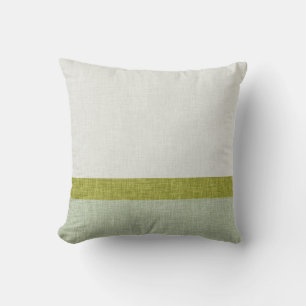 Almofada Azeite de Sage e Verde Claro Texturizado Moderno