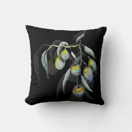 Almofada Azeitonas mágicas pintadas à mão