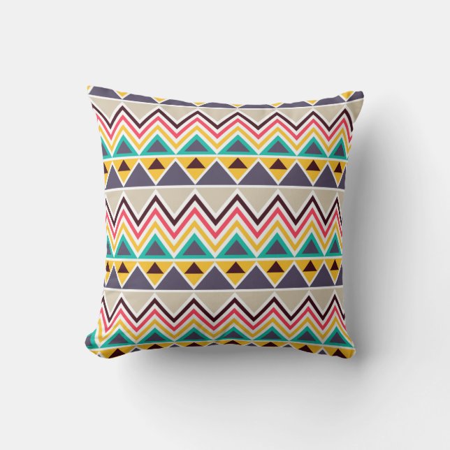 Almofada Aztec Chevron nº 5 @ VictoriaShaylee (Frente)