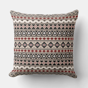 Almofada Aztec Essência II Ptn Cinza Negra Areia Vermelha