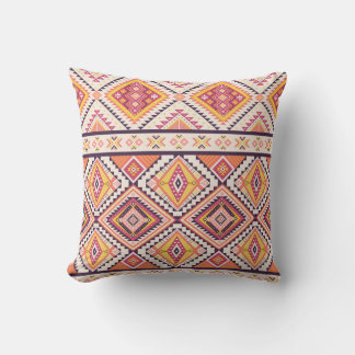 Almofada Aztec Tribal Esclarecida Sem Costura