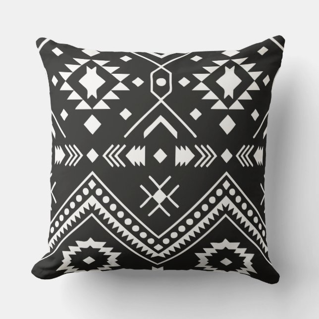 ALMOFADA AZTEC TRIBAL - TRAVESSEIRO (Frente)