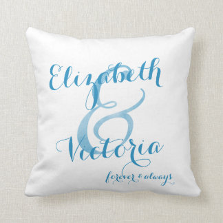 Almofada Azuis lésbicas mantêm-me apertado personalizado