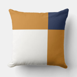 Almofada Azul Amarelo e Pérolas