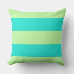 Almofada Azul Aqua e Verdes limões espinhosos