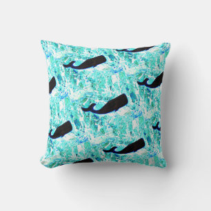Almofada Azul-baleia-negra Thunder_Cove