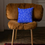 Almofada Azul brilhante<br><div class="desc">Travesseiro decorativo azul brilhante e brilhante.</div>