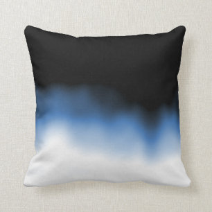 Almofada Azul de Ombre da mancha de tinta