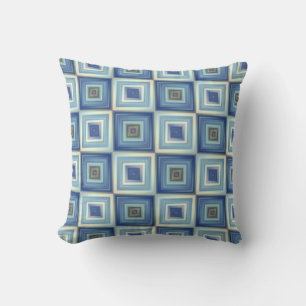 Almofada Azul e Dourado