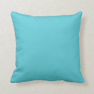 Almofada Azul Pastel Cor Sólida Radiação Azul 14-4816