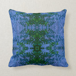 Almofada Azul Verde Botânico