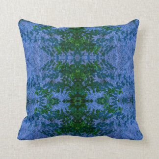 Almofada Azul Verde Botânico