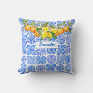 Almofada Azulejo-amarelo-siciliano