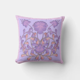 Almofada Azulejo de vidro 3D Flores líquidas violeta gzhel