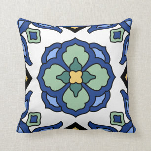 Almofada Azulejo Vintage da ilha Catalina Design