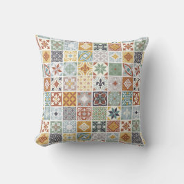 Almofada Azulejos do Mediterrâneo