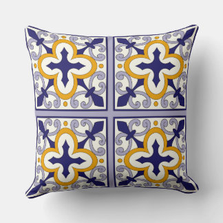 Almofada Azulejos Marroquinos Padrão #2