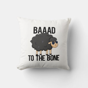 Almofada Baaaad Para A Ovelha Negra Bone Cute Black Sheep P