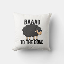 Baaaad Para O Bone Engraçado Pun Ovino Negro