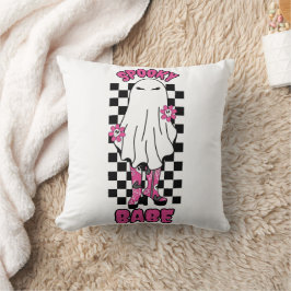 Almofada "Babe Louco" Mulher Fantasma de Halloween - Rosa R