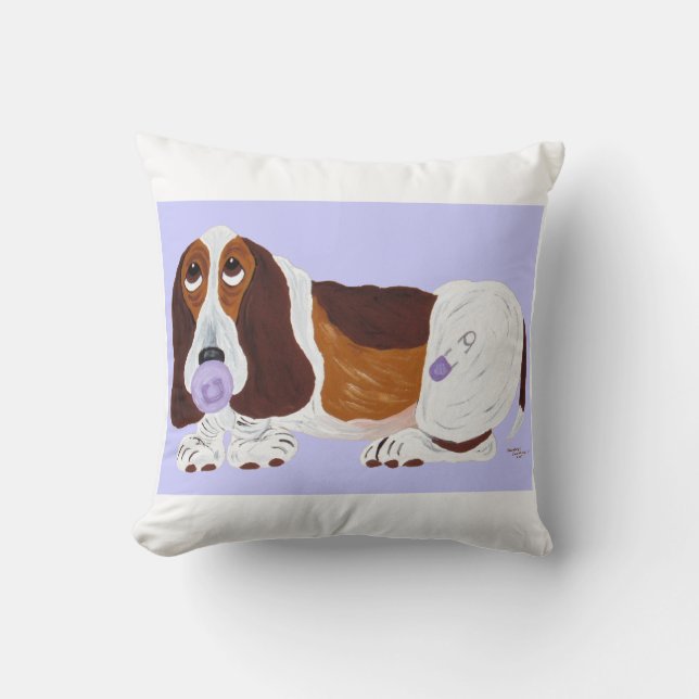 Almofada Baby Basset Hound  (Frente)