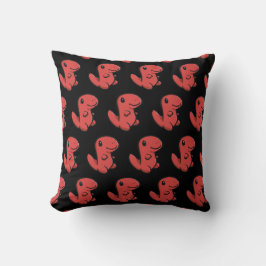 Almofada Baby dinosaur pillow - Black & red