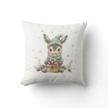 Baby Donkey no inverno Papai Noel dá 4