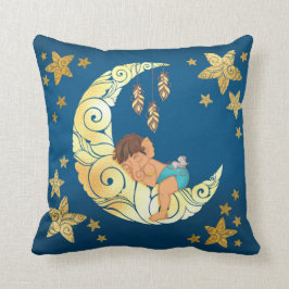 Almofada Baby Ganesha sleeping amongst the moon and stars