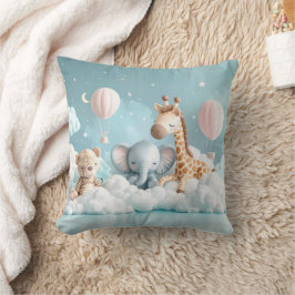 Almofada Baby Giraffe com todos os seus amigos