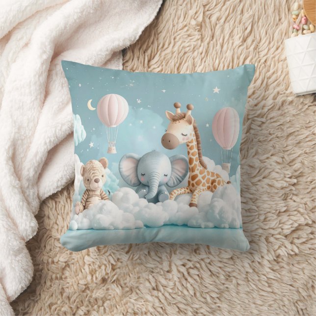 Almofada Baby Giraffe com todos os seus amigos (Cobertor)