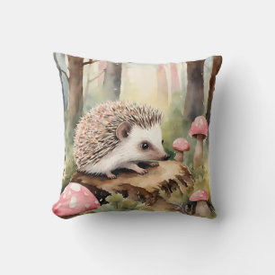 Almofada Baby Hedgehog Pink Mushroom Girls