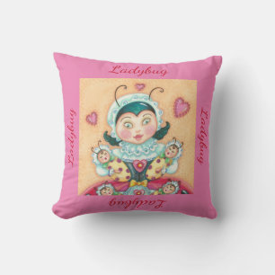 Almofada Baby Ladybugs Family TRAVESSEIRO DECORATIVO "LADYB