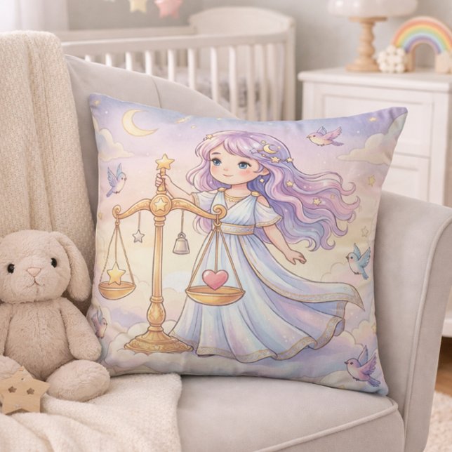Almofada Baby Libra Zodiac Nursery (Criador carregado)